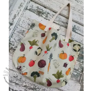 Tessuto decorativo Veggie Harvest Garden digital print
