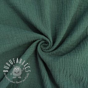 Mussola/Doppia garza old green ORGANIC