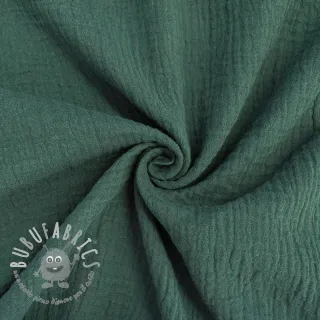 Mussola/Doppia garza old green ORGANIC