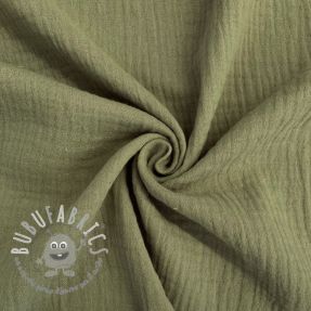 Mussola/Doppia garza moss green ORGANIC