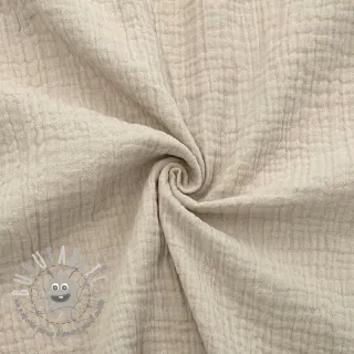 Mussola/Doppia garza light sand ORGANIC
