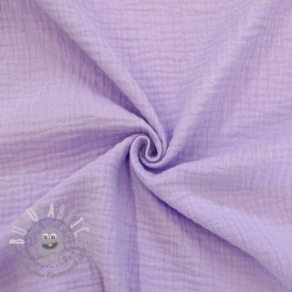 Dvojitá gázovina/mušelín bright violet ORGANIC