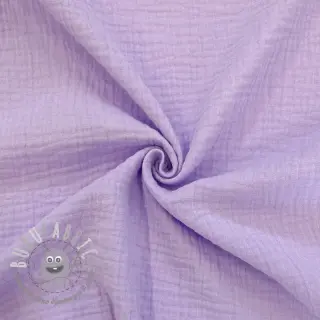 Mussola/Doppia garza bright violet ORGANIC