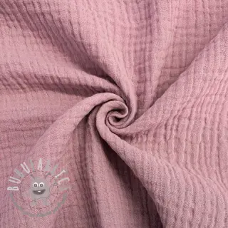 Mussola/Doppia garza lilac ORGANIC
