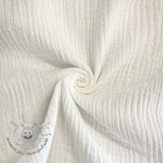 Dvojitá gázovina/mušelín ecru ORGANIC