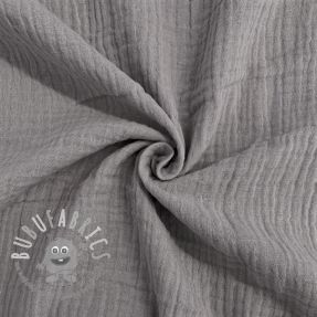 Mussola/Doppia garza grey ORGANIC