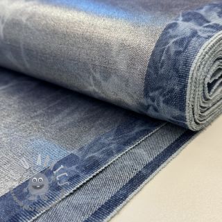 JEANS FOIL TIE DYE blue