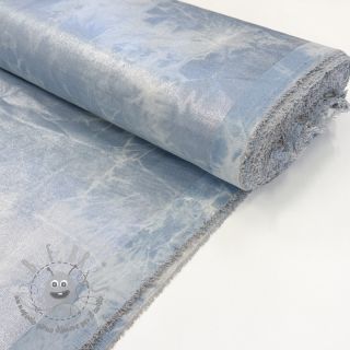 JEANS FOIL TIE DYE light blue