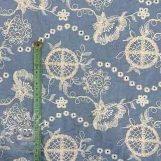 Tessuto di cotone JEANS Embroidery Buttercup