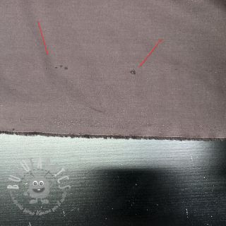Popeline di cotone dark brown 2nd class