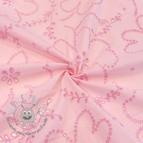 Tessuto di cotone VOILE Puffy light pink