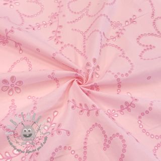 Tessuto di cotone VOILE Puffy light pink