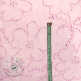 Tessuto di cotone VOILE Puffy light pink