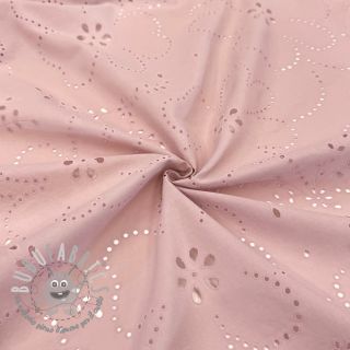 Tessuto di cotone VOILE Puffy old rose