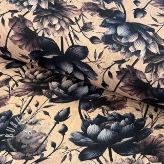 Mussola/Doppia garza Dreamy flowers design B digital print