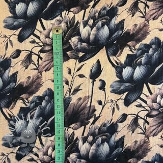 Mussola/Doppia garza Dreamy flowers design B digital print