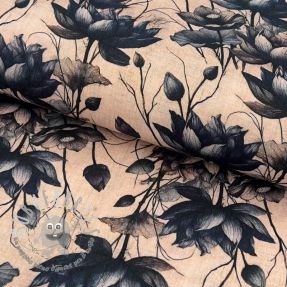 Mussola/Doppia garza Dreamy flowers design A digital print
