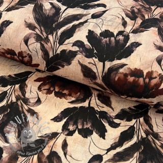 Mussola/Doppia garza Dreamy flowers design F digital print