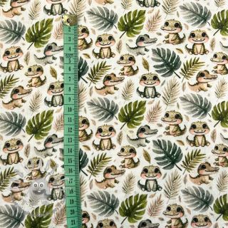 Mussola/Doppia garza Safari buddys design B digital print