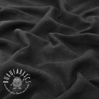 Lino prelavato STONEWASHED PREMIUM black