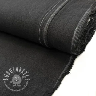Lino prelavato STONEWASHED PREMIUM black