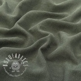 Lino prelavato STONEWASHED PREMIUM camo green