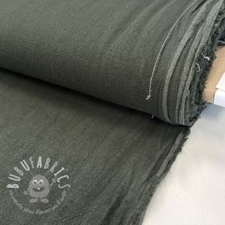 Lino prelavato STONEWASHED PREMIUM camo green