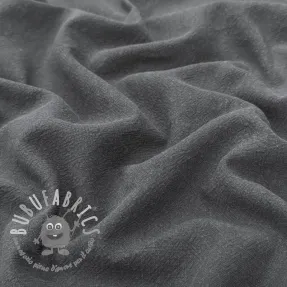 Lino prelavato STONEWASHED PREMIUM dark grey