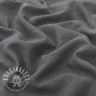 Lino prelavato STONEWASHED PREMIUM dark grey