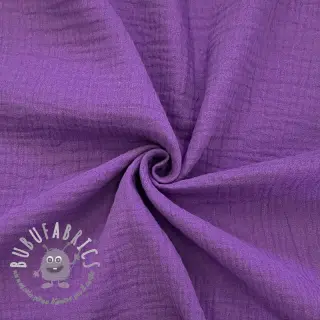Mussola/Doppia garza violet