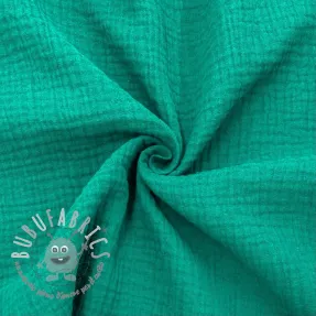 Mussola/Doppia garza dark teal