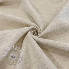 Mussola/Doppia garza con lino naturels