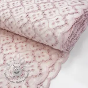 Tessuto di cotone EMBROIDERY Lilian rose