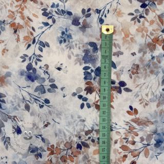 Viscosa LUREX Fine leaves blue