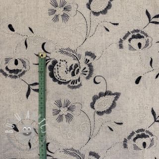 Viscosa con lino Lizzy BOUQUET naturels