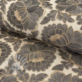 Viscosa con lino Lizzy flowy grey