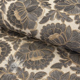Viscosa con lino Lizzy flowy grey