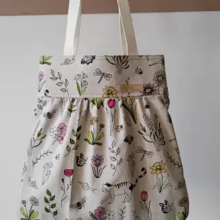 Tessuto decorativo Linenlook Spring Doodle Time
