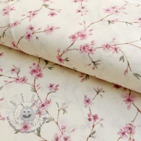 Tessuto di cotone Watercolour Blossom