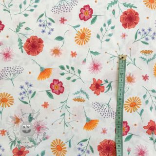 Tessuto di cotone Happy Flower Field