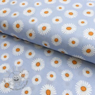 Tessuto di cotone Happy Daisy Flower