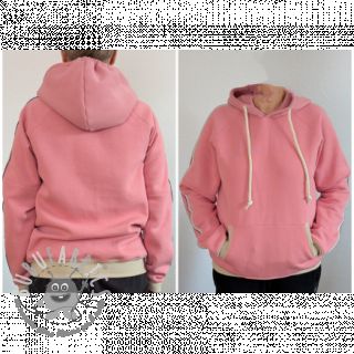 Felpa garzata JOGGING old rose