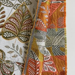 Tessuto decorativo jacquard Euphoria blanc kaki