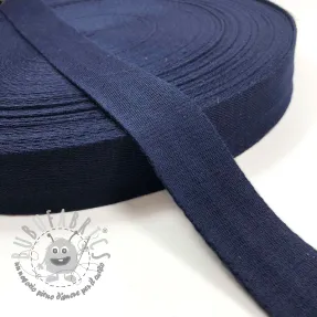 Cinghia in cotone 4 cm dark blue