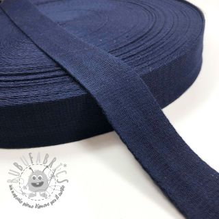 Popruh bavlna 4 cm dark blue