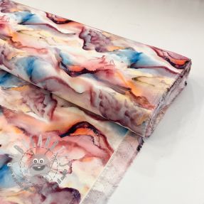 Viscosa RAYON POPLIN Wavy design A digital print