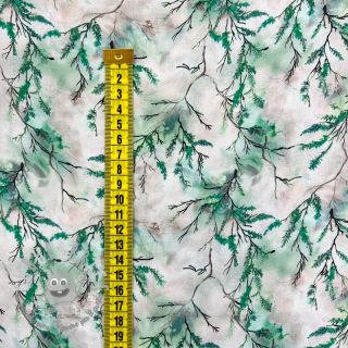 Viscosa RAYON POPLIN Bright flowers design D digital print