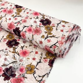 Viscosa RAYON POPLIN Flowy flowers design D digital print