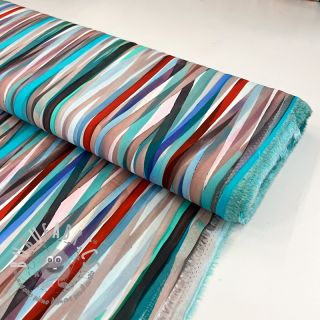 Viscosa RAYON POPLIN Diverse graphics design A digital print