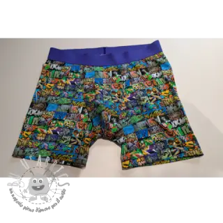 Elastico liscio 4 cm cobalt